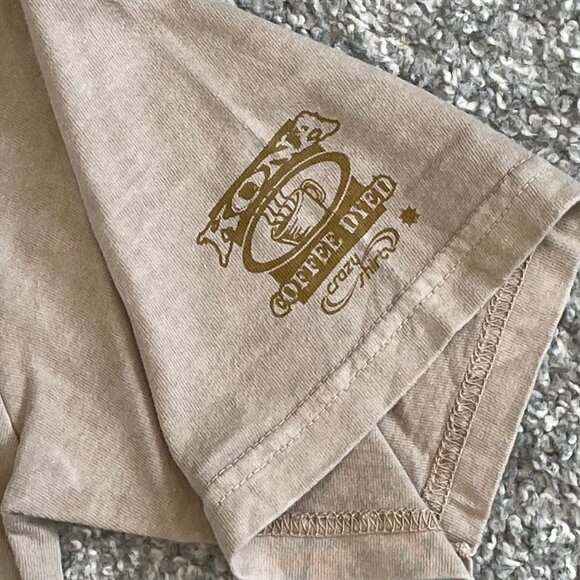 Dog Beach - Kona Coffee Dyed Short Sleeve Crewneck T-Shirt by Crazy Shirts - Picture 6 of 6